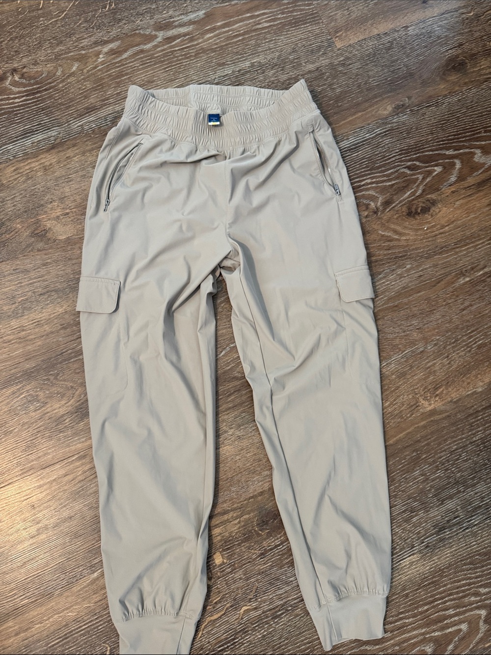 Old Navy Light Beige Cargo Jogger Pants